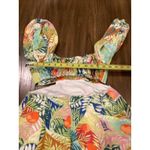 STAUD  Coliseum floral leafs cut out linen Maxi Dress size 6 Photo 4