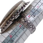 Rainforest Jasper 925 Overlay Ring Sz 8.5 Photo 4