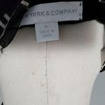 Ny&co black vneck chiffon trim ¾ sleeve catdigan size xl Photo 5