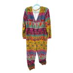 Natural Life Cozy Fleece Wildflower Floral PJ One Pc M Oversized Loungewear Soft Photo 2