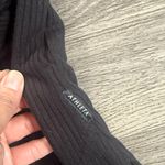 Athleta  Black Hooded Sweater Ribbed Cardigan Casual Loungewear XS Photo 6