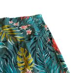 Rip Skirt Hawaiian Tropical Floral Print Quick Photo 1