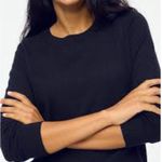 J.Crew J by 100% Cotton Crewneck Teddie
Sweater in Black Photo 7