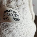 Aerie  Women's Cream Waffle Knit Lounge Shorts Size XL Loungwear Cozy Photo 5