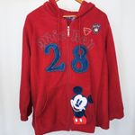 Disney Vintage 90s Mickey Mouse 28 Fleece Jacket Photo 1