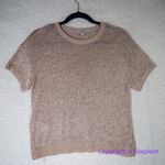 Loft New! short sleeve metalic thread sweater top, women size SP Photo 1