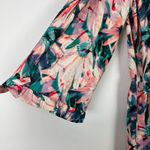 Nicole Miller Studio Off the Shoulder Floral Ruffle Romper Size XS EUC T2256 Photo 3