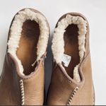 UGG  Bettey 1928 Shearling Lined Brown Leather Tan Slip-On Shoes Size 7 Photo 15