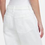 Madewell White Cuffed Low-Slung Baggy Jeans Size 30 Photo 4