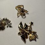 Lot of 3 Gold Tone Brooch Pins Photo 7
