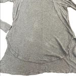 Free People  gray thermal long sleeve top sz M Photo 6