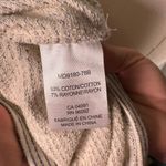 Dalia Striped Knit Dress Women's Long Sleeve Tie Neck Casual‎ Tan Size XS Photo 8