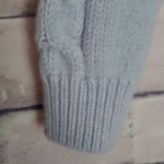 VANESSA BRUNO MARLED BABY BLUE CABLE KNIT THICK WOOL BLEND TURTLENECK SWEATER XS Photo 4