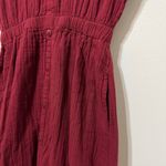 Pact  Organic Cotton Double Gauze Coastal Full Button Front Midi Dress Size XS Photo 3