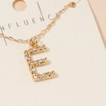 LETTER "E" NECKLACE Photo 0