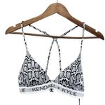 Kendall + Kylie  Snakeskin Print Bikini Top Womens XLarge Swimsuit Summer Mobwife Photo 0