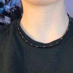 Beaded Necklace Choker Black Photo 1