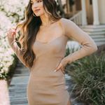 These Three Boutique Sweetheart Front Slit Dress  Photo 0