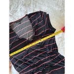 Banana Republic  Womens Dress Medium Surplice Short Sleeve Striped size S Photo 2