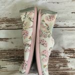 Toms CLASSIC SLIP ON UNICORN PINK PRINT PASTEL SILVER SHIMMER SHOES Photo 4