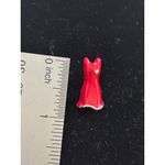 Red Dress Enamel Charm With Heart Accent Photo 5
