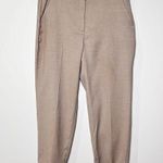 Abercrombie & Fitch HR Belted Ankle Straight Pant - Brown - Women's Size 31 Photo 1