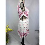 Raga Vanora Keyhole Embroidered Side Cut Outs Open Back Tunic S Photo 12