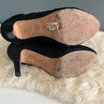 Saks 5th Avenue Saks Fifth Avenue Black Suede Zipper Back Booties Photo 6