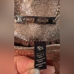 White House | Black Market  Metallic Leather Jacket- XS Photo 3