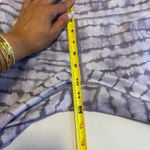 Athleta Elation Print Capri Fitted Leggings Tahiti Dusk Purple Sz S 981155 O08 # Photo 9