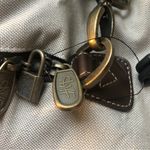 Diane Von Furstenberg  Canvas Leather Satchel Overnite Travel Bag Logo Key Lock Photo 5