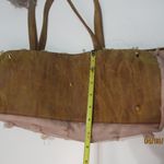 Deux Lux  Womens Handbag Tote Blush Pink boho preppy chic pom poms Photo 7