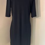Gap  Black Boatneck Half Sleeve Dress Medium Photo 7