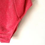 Good American  Sparkle Show Off Underwire One Piece Swimsuit Coral Pink size 4 Photo 5