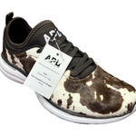 APL NWT Iconic Phantom Deep Brown White Cow Athletic Running Sneakers Womens 8.5 Photo 0