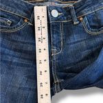 Aeropostale  Womens Casual Straight Leg Blue Denim Crop Jeans Sz 7/8 Split Bottom Photo 4