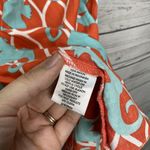 Escapada  Seahorse Sleeveless Blouse Orange Teal Blue XS Tunic Photo 2