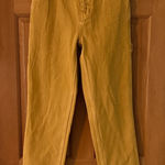 PacSun Women's Teen Girl Size 24 Mustard Cargo Pants Photo 0