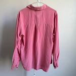 Sag Harbor Sag‎ Harbor sz 10 pink 100% silk VTG classic minimalist button blouse shirt Photo 4
