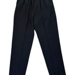 St. John Basics Santana Knit Pleated Front Pants Pull On Pockets Black Size 6 Photo 0