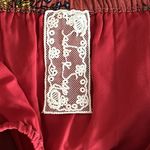 Sadie & Sage floral cropped top. It is a coral Photo 4