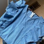 Denim Blue Maxi Dress Size 6 Photo 3