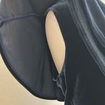 Good American  women’s large navy blue ruffle one shoulder bodysuit‎ Photo 3