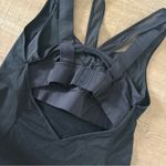 Lululemon black sheer strap bra tank top Photo 3