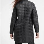 Athleta  Quilted Bomber Jacket Black Zipper Pockets Long Sleeve XL Photo 4
