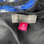 Vince Camuto Black Blue White Sleeveless Sequin Shimmer Racerback Tank Top Med Photo 6