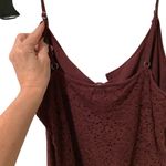 Hollister  Lace-Up Maroon Fully lined Camisole Photo 6