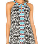 Anthropologie TMHL Embroidered Sleeveless Shirt Dress Black Size S Photo 0