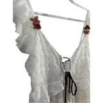 Free People NWT Selena Maxi Top Boho Festival Flowy Crochet Lace Duster XS $168 Photo 5