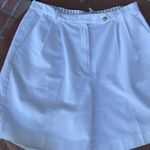 pleated high waist shorts sz 14 White Size L Photo 1